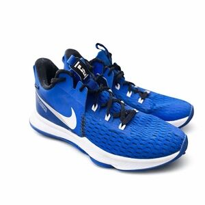Nike LeBron Witness 5 Basketball Shoes Blue White Men’s Sz 12 (No Insoles)